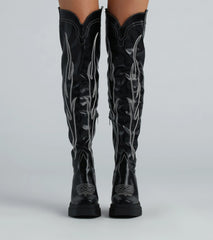 That Western Heat Cowboy Thigh-High Boots