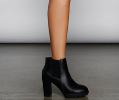 Tough Chic Lug Sole Booties