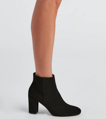 Girl In Love Block Heel Booties
