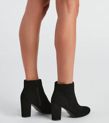 Girl In Love Block Heel Booties