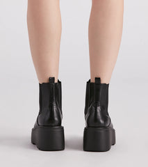 It's True Lug Platform Booties