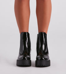 In The Name Of Lug Patent Booties