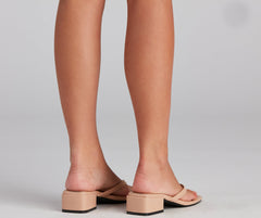 Spring In My Step Thong Sandals