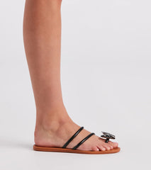 Spread The Fun Butterfly Thong Sandals
