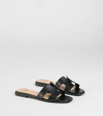 Fave Chic Cutout Strap Sandals