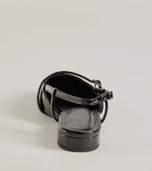 The Classic Faux Patent Leather Mary Jane Flats