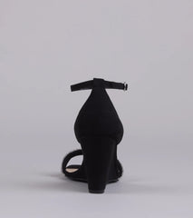 Pretty Little Sparkle Rhinestone Wedge Heels