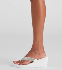 Throw It Back Rhine Wedge Sandals