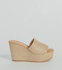 Sunshine Chic Espadrille Wedges