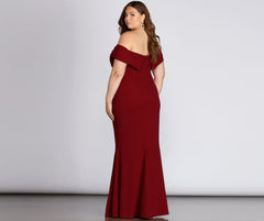 Plus Maddison Sleeveless Mermaid Dress