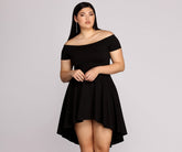 Plus All The Rage Skater Dress