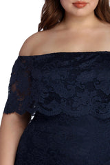 Plus Lace Appeal Midi Dress