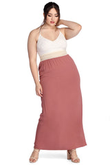 Plus Crochet In Color Dress