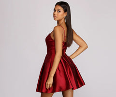 Rebecca Party Pleated Dress