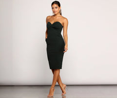 Susan Formal Sleeveless Midi Dress