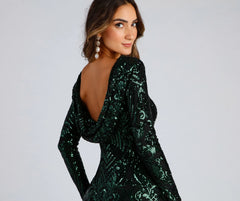 Rory Formal Sequin Mini Dress