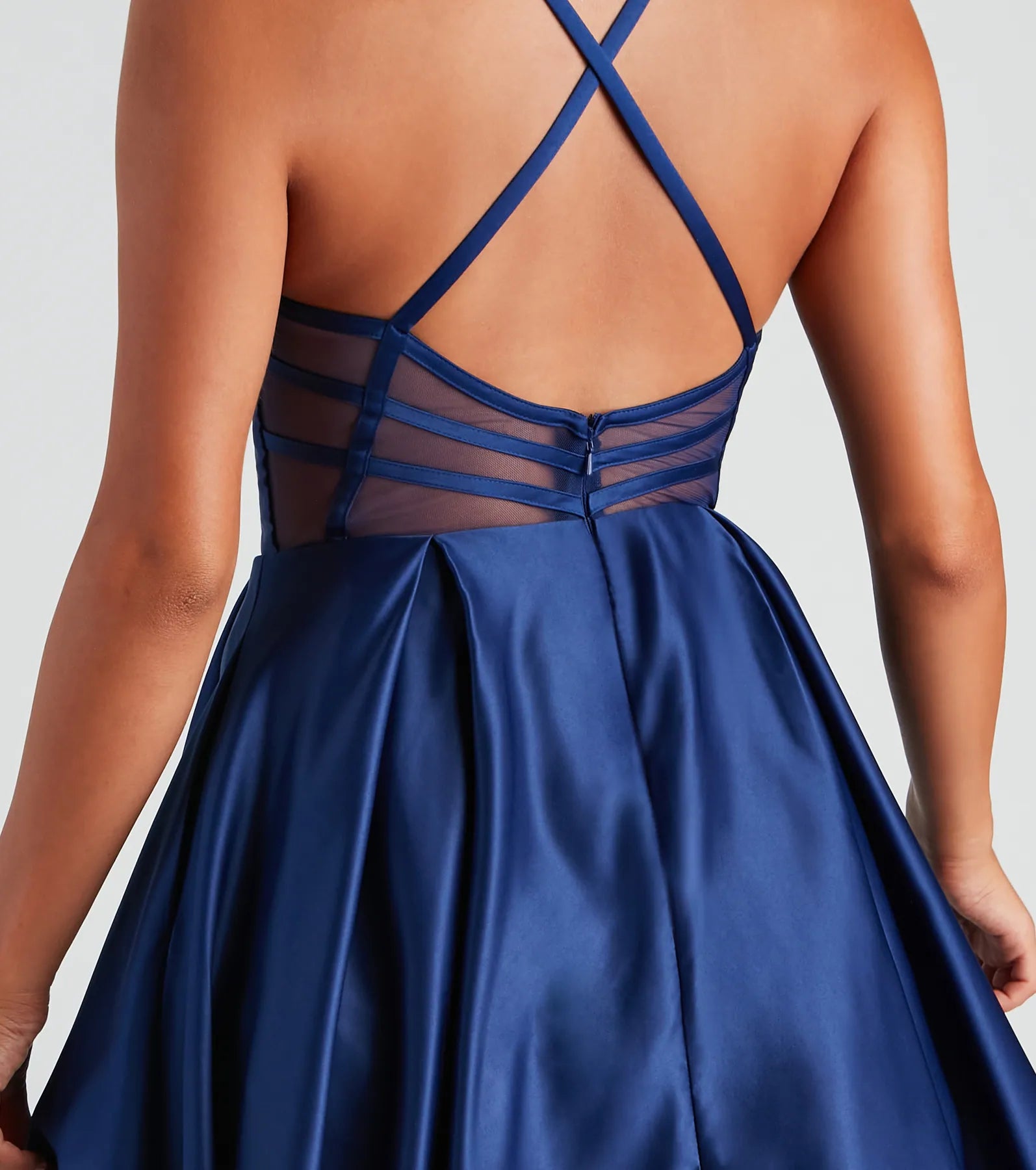 Dasha Formal Satin Party Dress