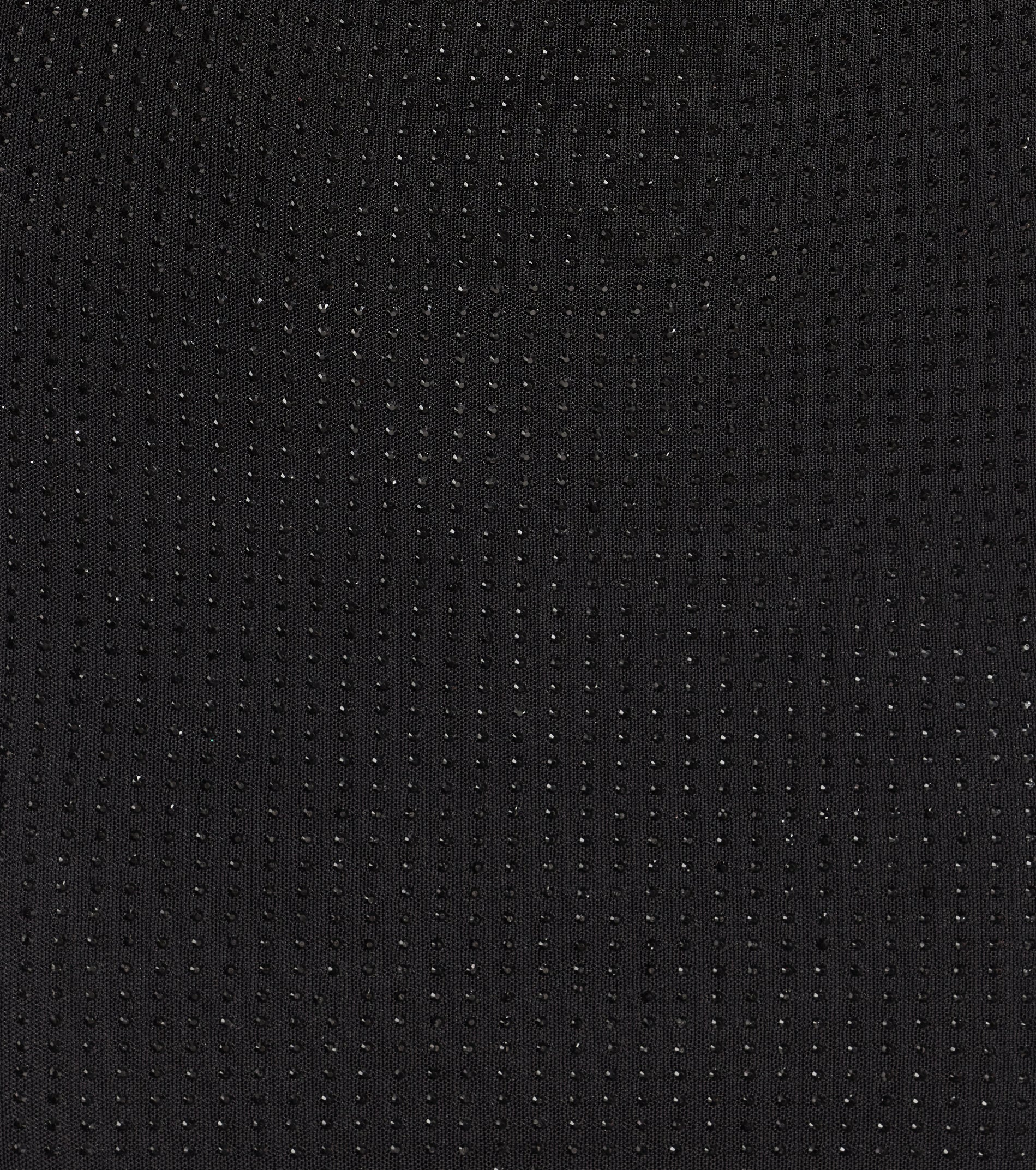 Karissa Long Sleeve Open Back Rhinestone Mini Dress