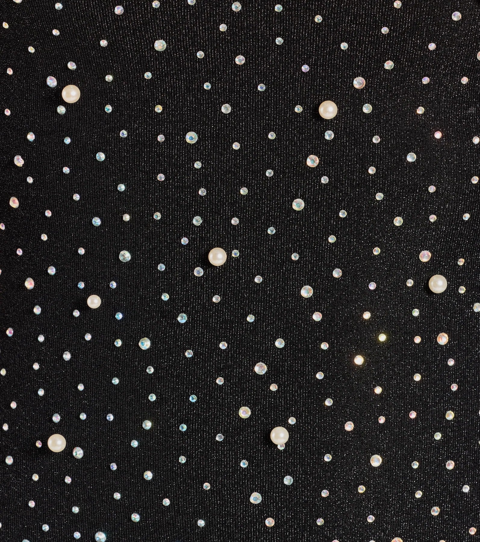 Trixie Strapless Faux Pearl Rhinestone Mini Dress