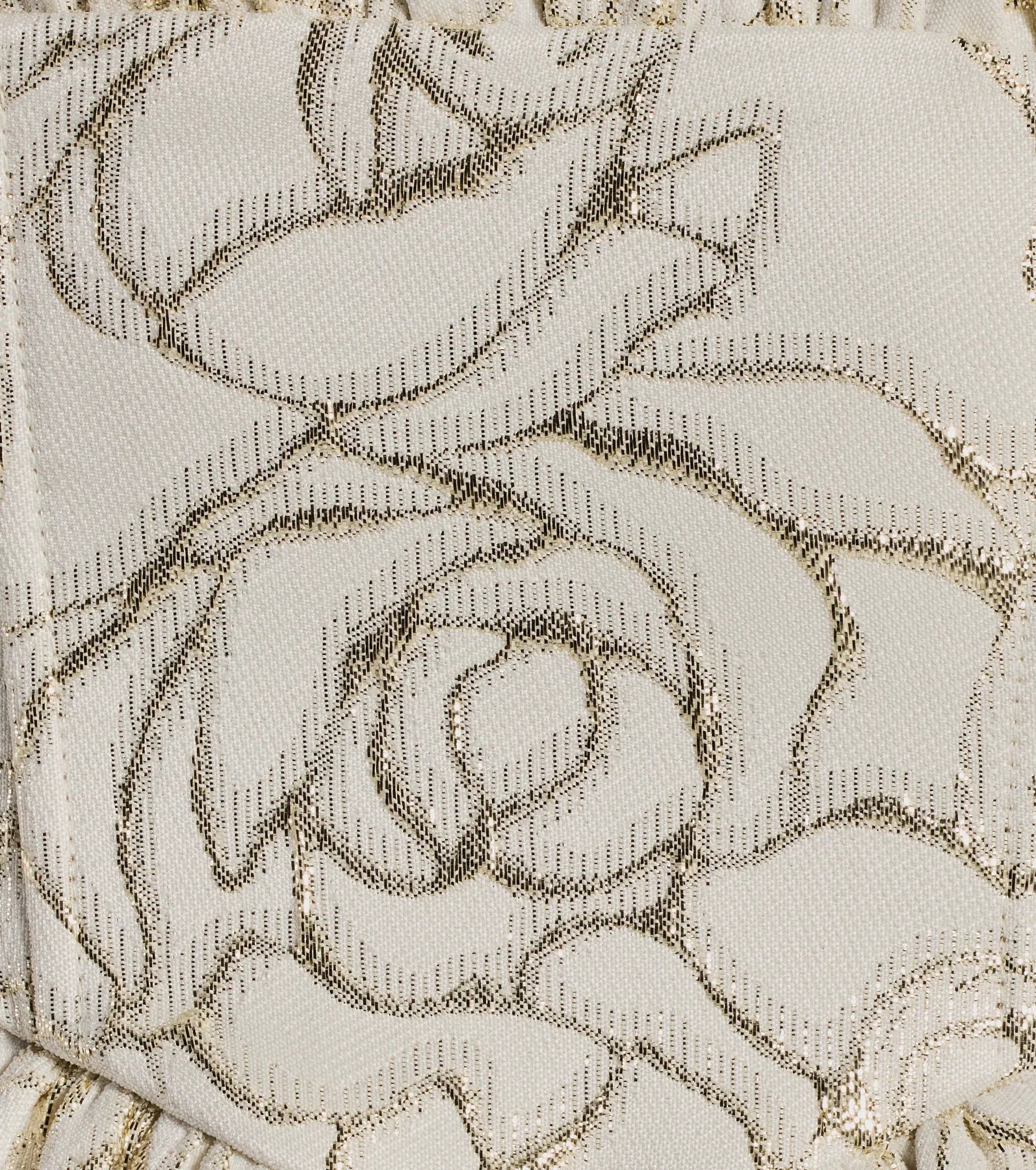 Holly Floral Jacquard Bubble Hem Skater Dress