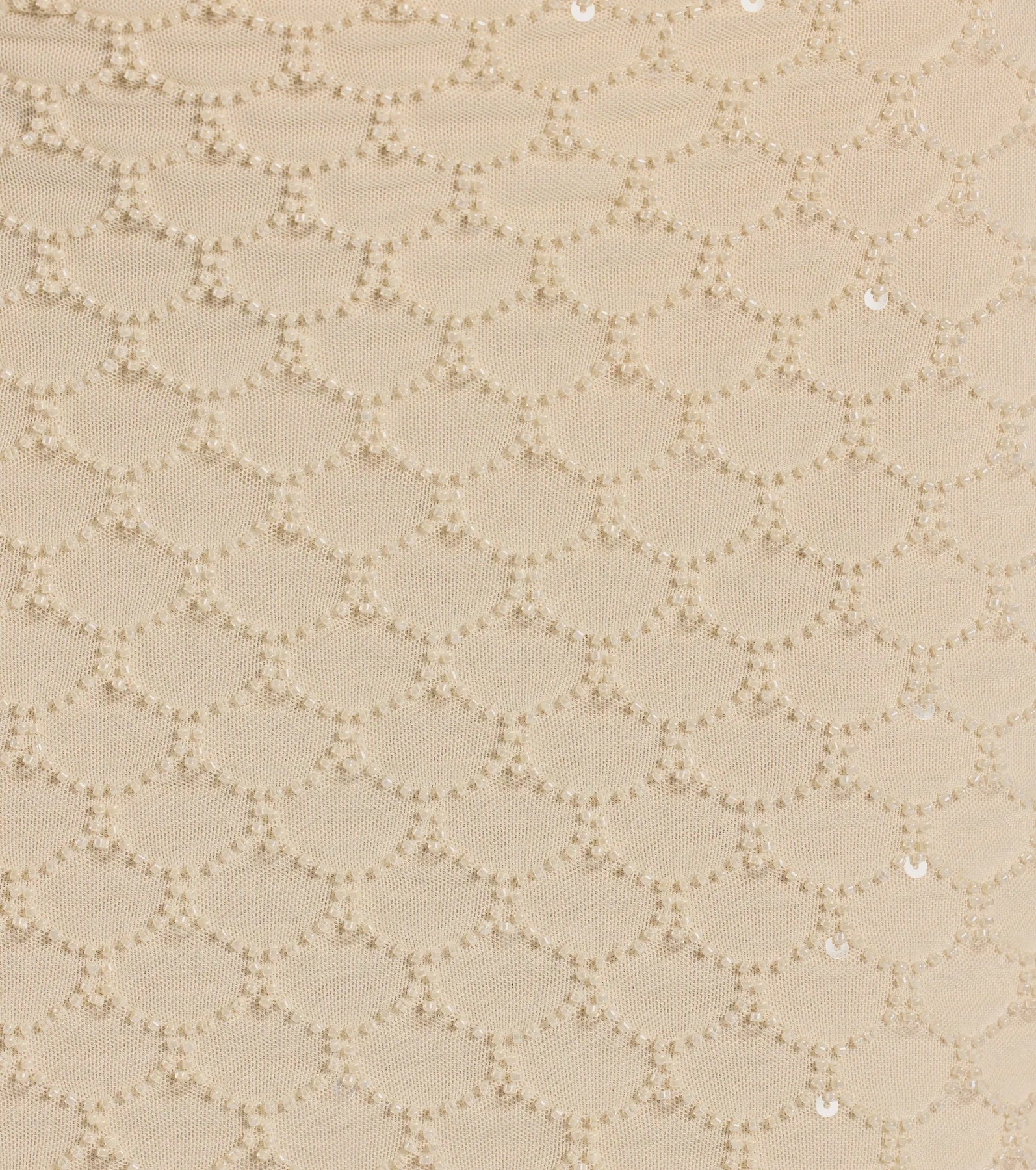 Emery Beaded Sequin Cross-Back Mini Dress