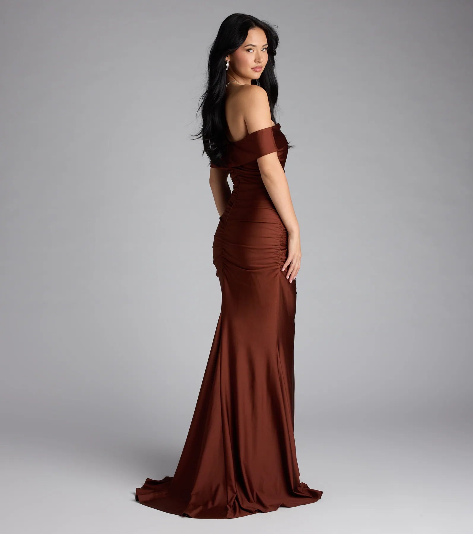 Alicia Off-The-Shoulder Mermaid Formal Dress