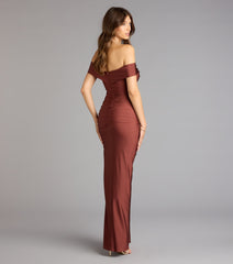 Silvia Off-The-Shoulder Formal Dress