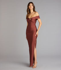 Silvia Off-The-Shoulder Formal Dress