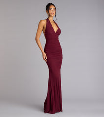 Juliana Mesh Strappy Back Formal Dress