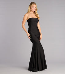 Margret Strapless Cutout Mermaid Formal Dress
