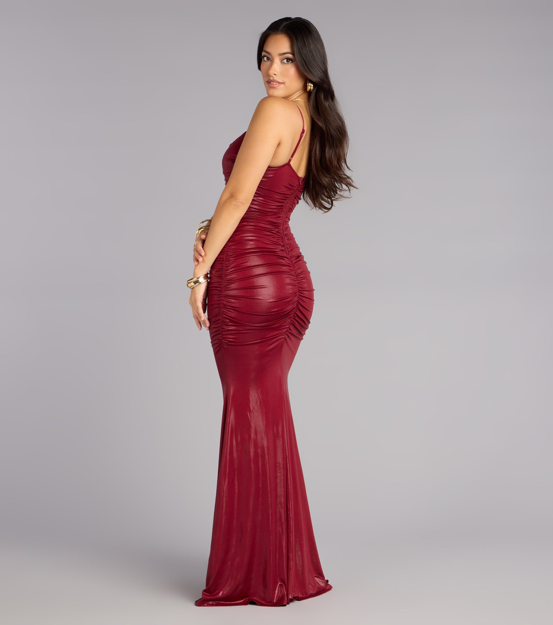Amaya Ruched Mermaid Formal Dress