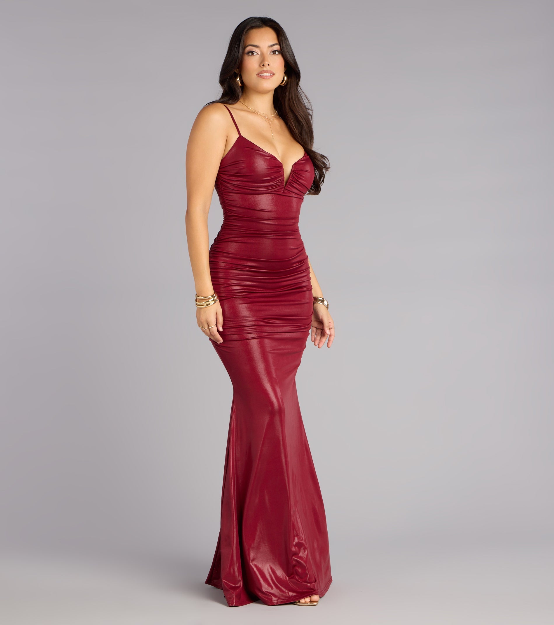 Amaya Ruched Mermaid Formal Dress