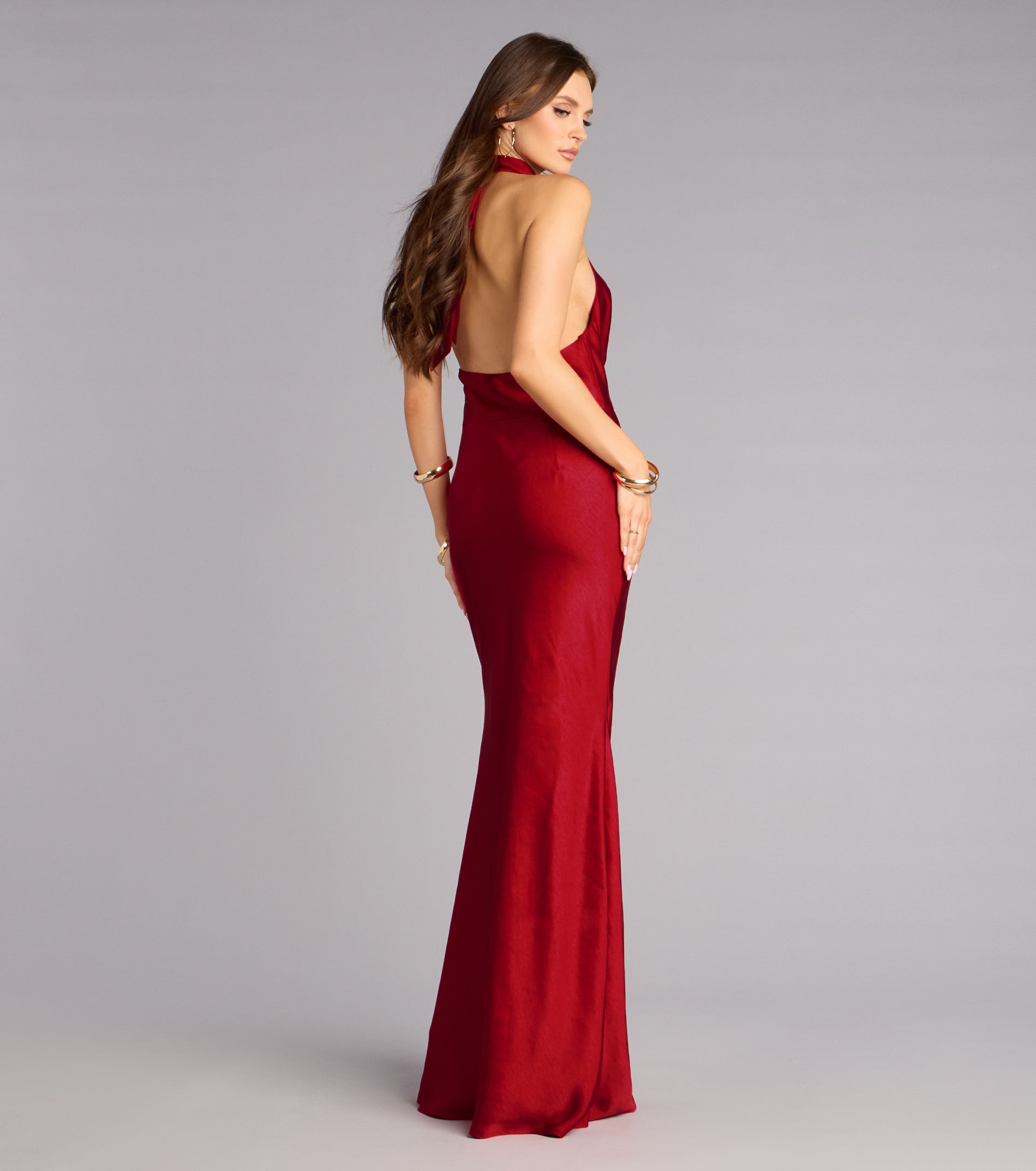 Vera Satin Mermaid Formal Dress