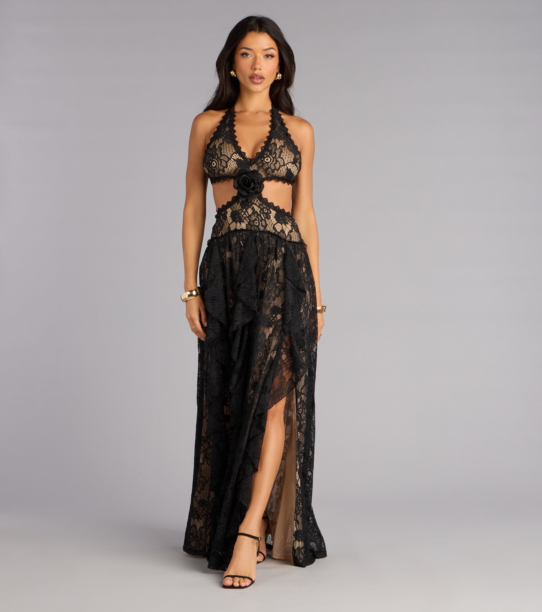 Lyla Lace A-Line Formal Dress