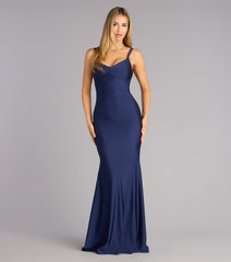Trish Open Back Mermaid Formal Dress