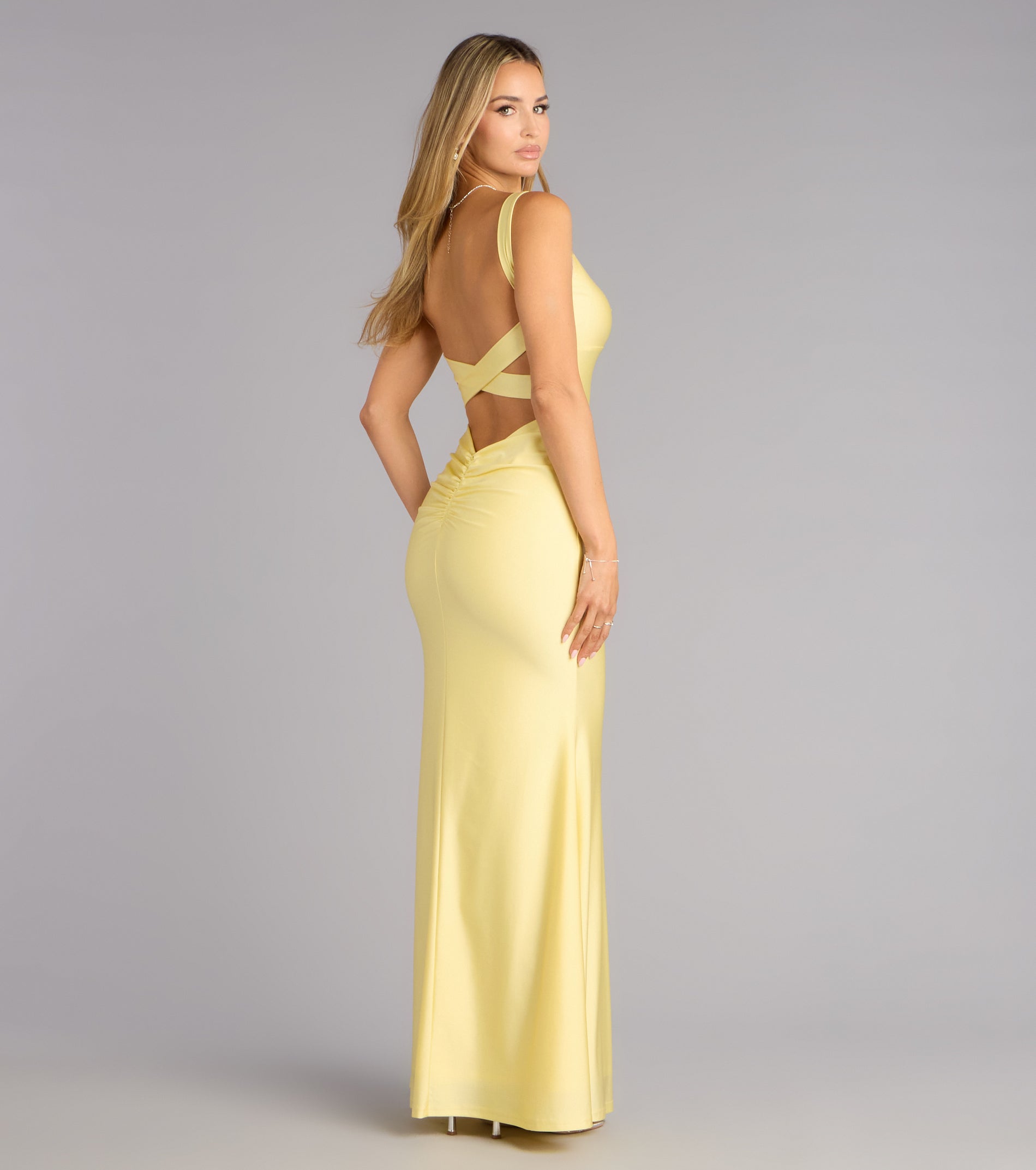 Trish Open Back Mermaid Formal Dress
