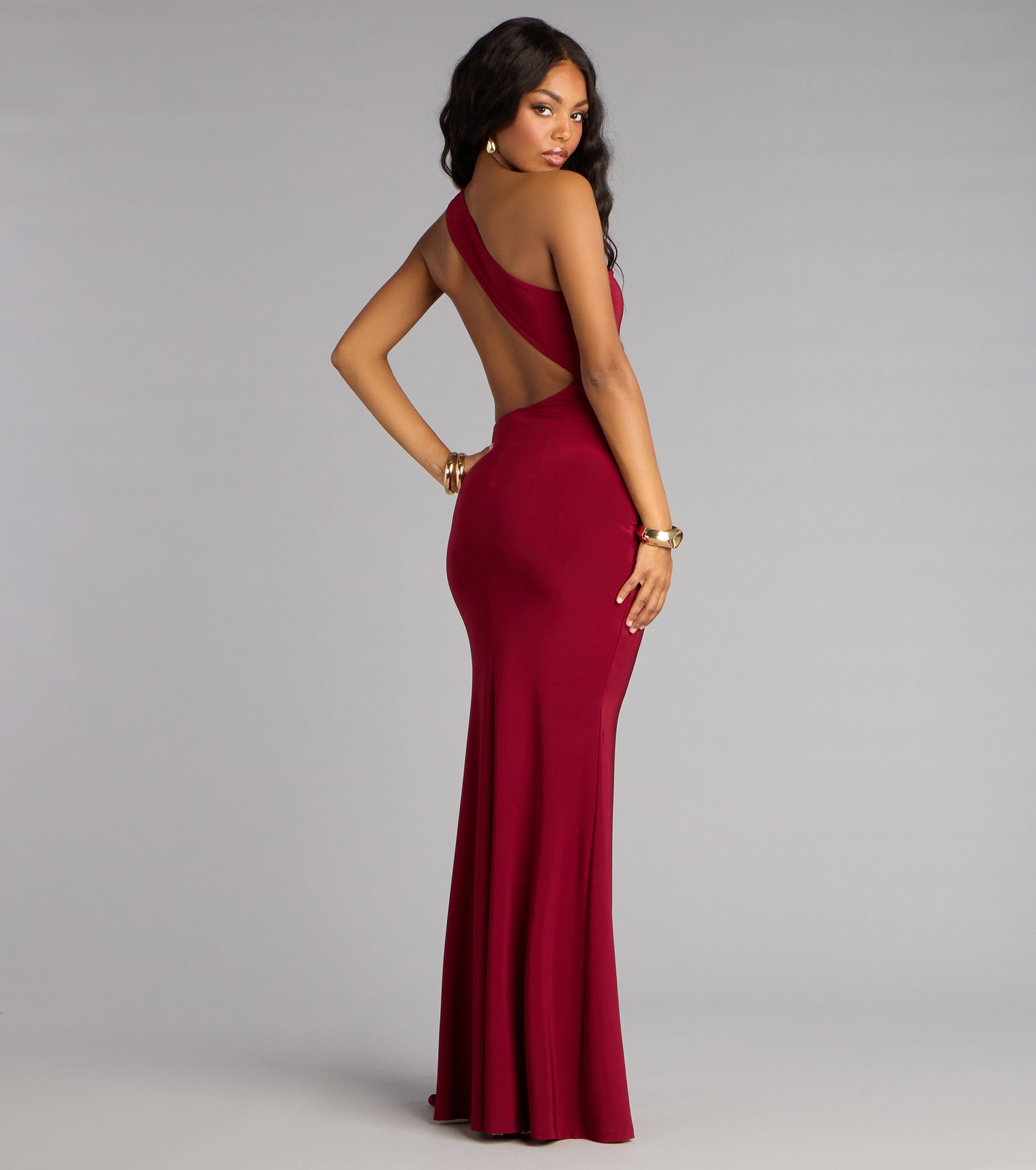 Marina One-Shoulder Mermaid Formal Dress