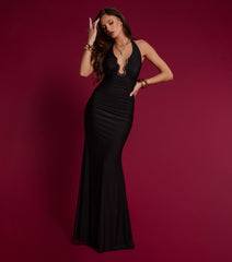 Zaria Halter Mermaid Formal Dress