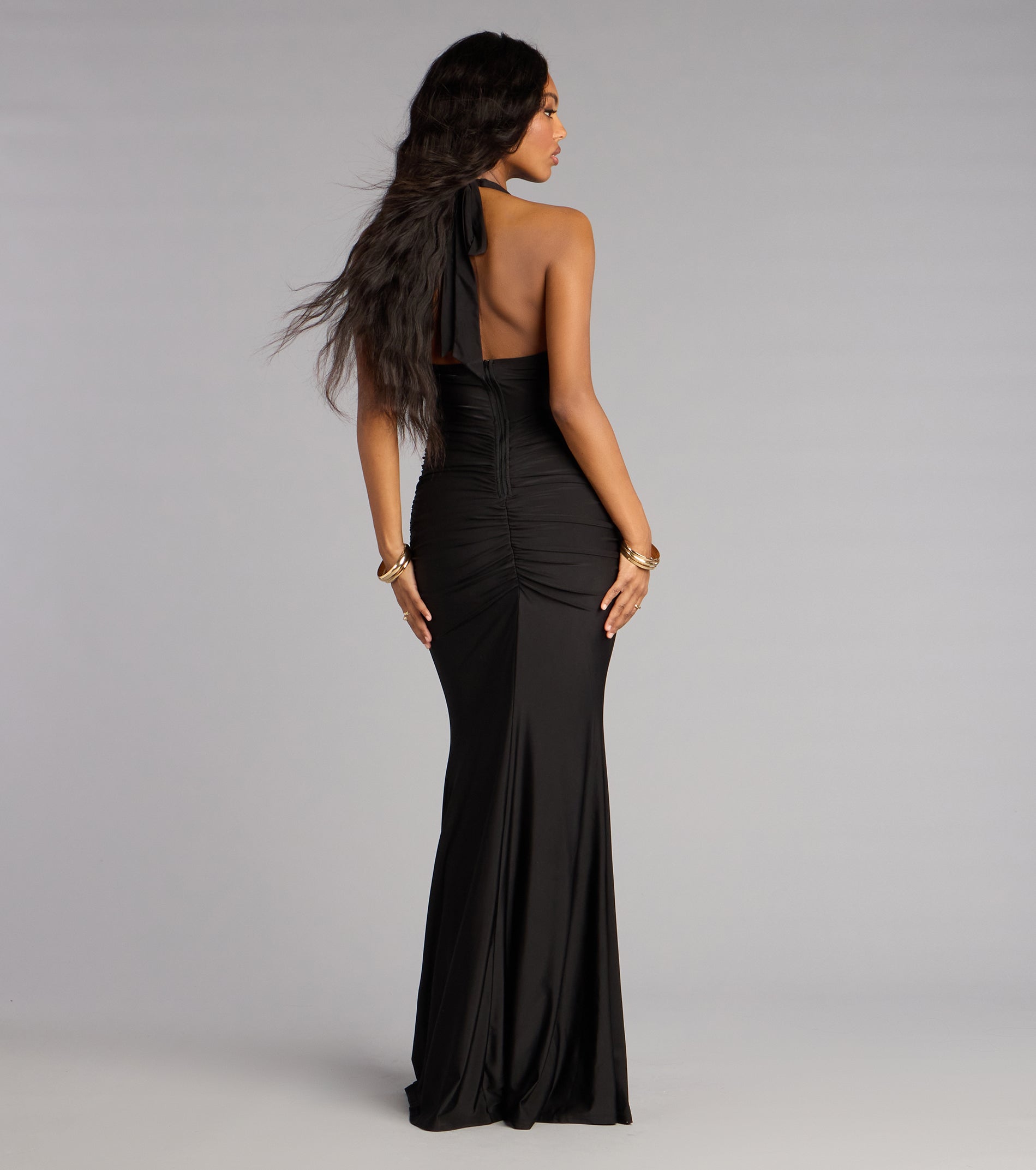Zaria Halter Mermaid Formal Dress