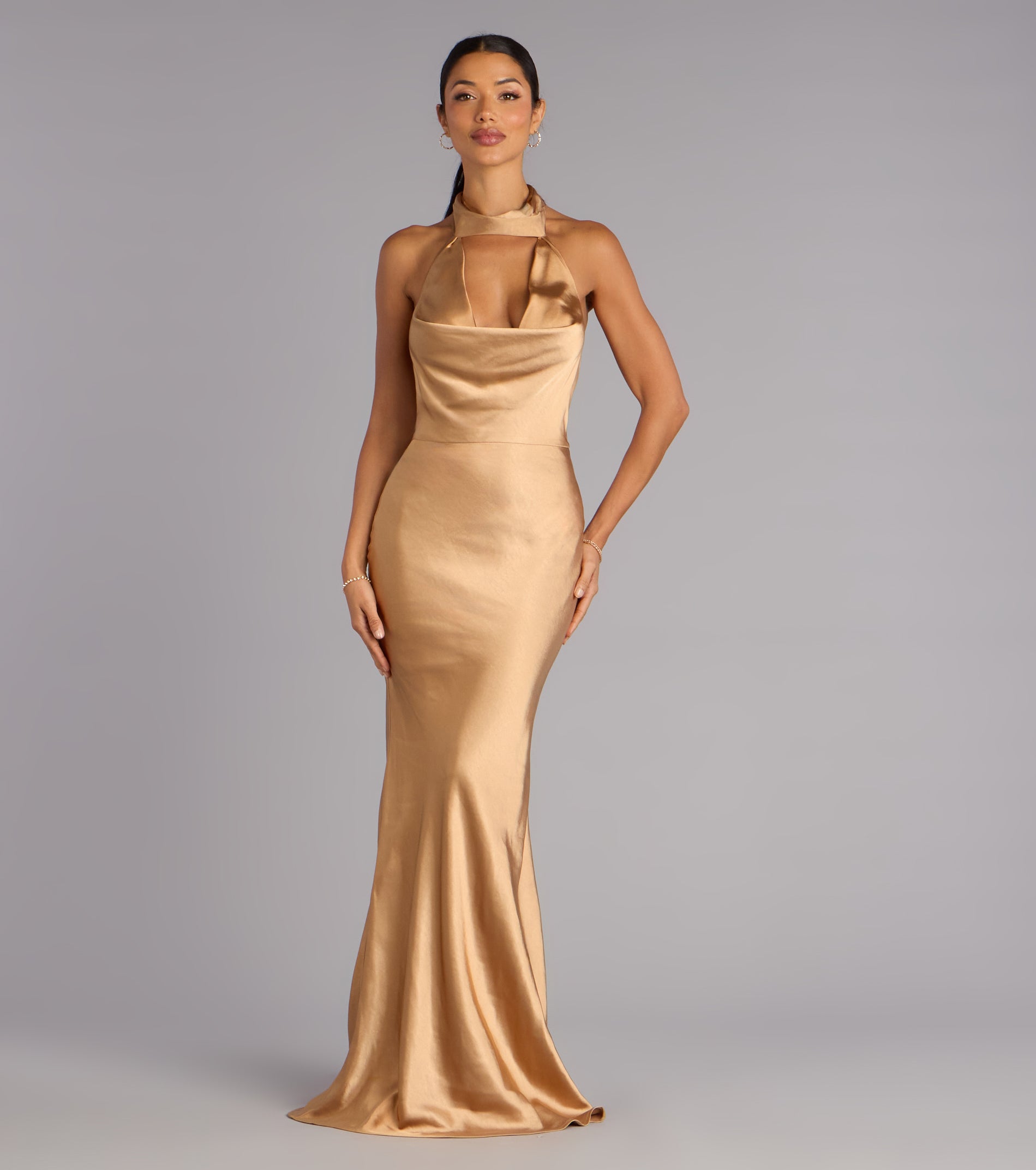 Vera Satin Mermaid Formal Dress