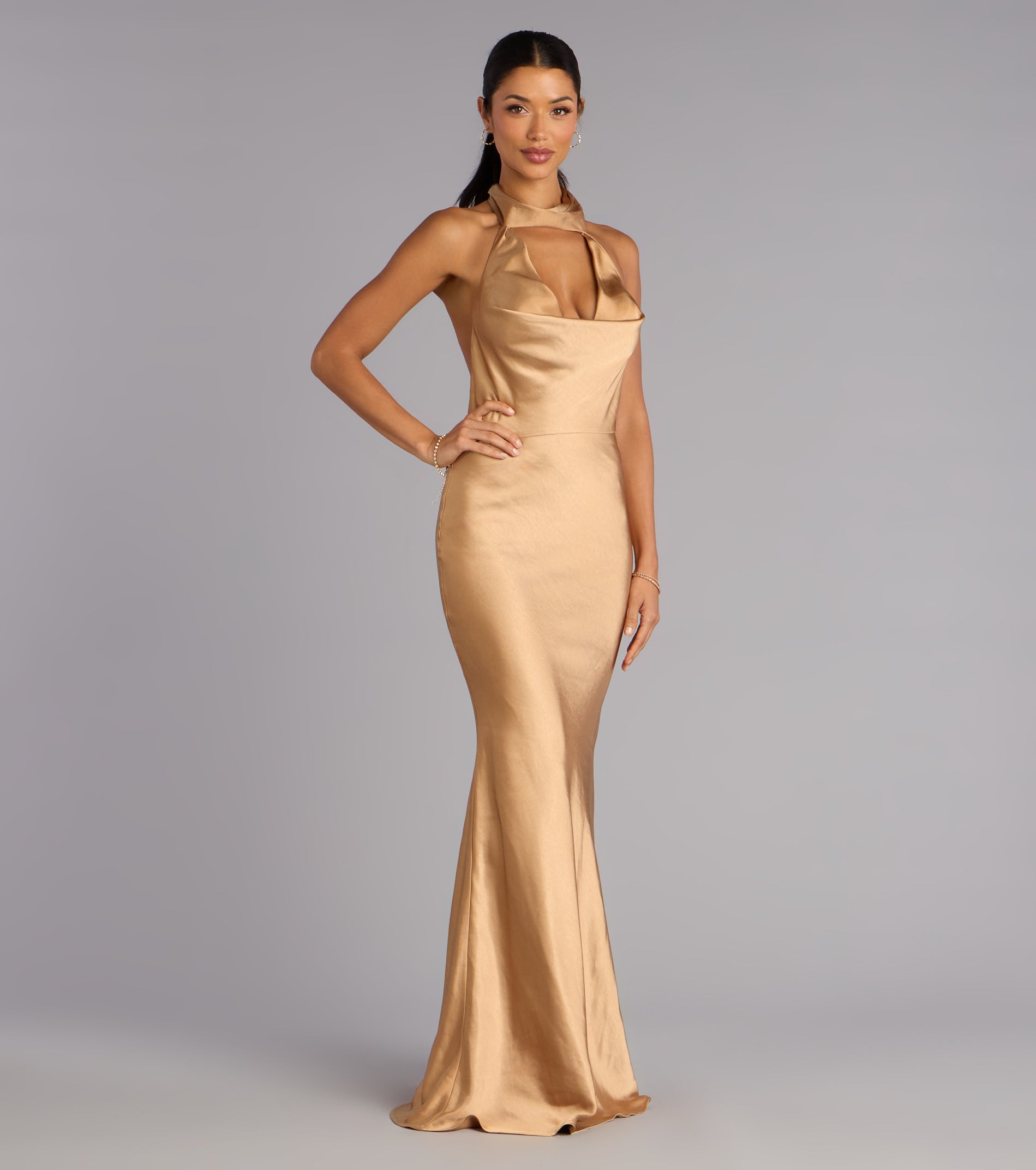 Vera Satin Mermaid Formal Dress