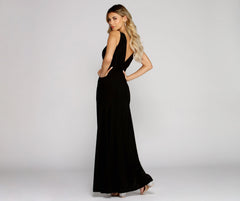 Blythe Knot Front Formal Dress