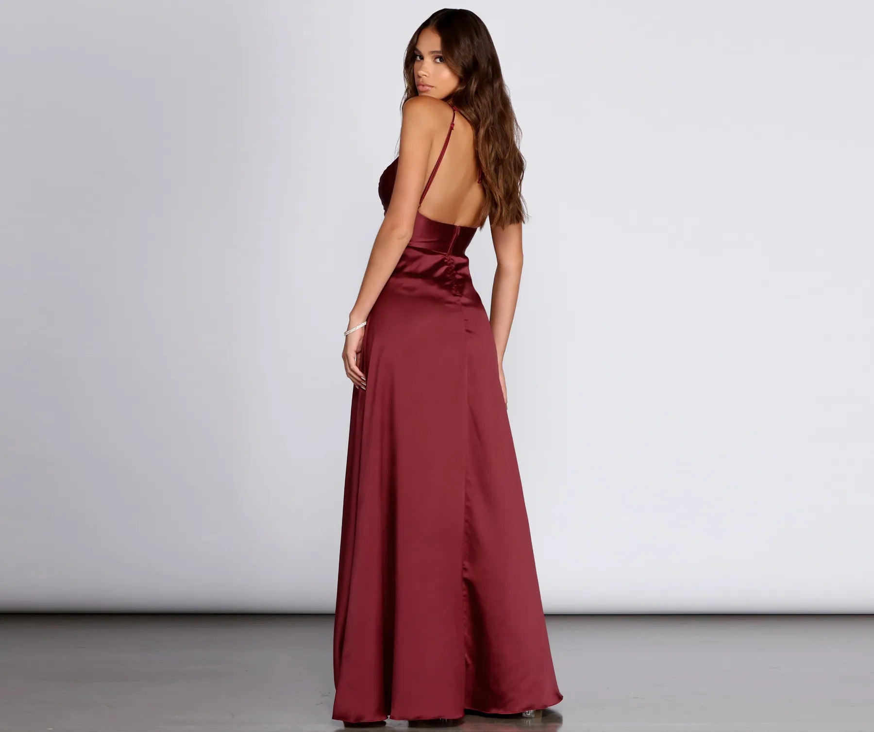 Taylar Satin Gown