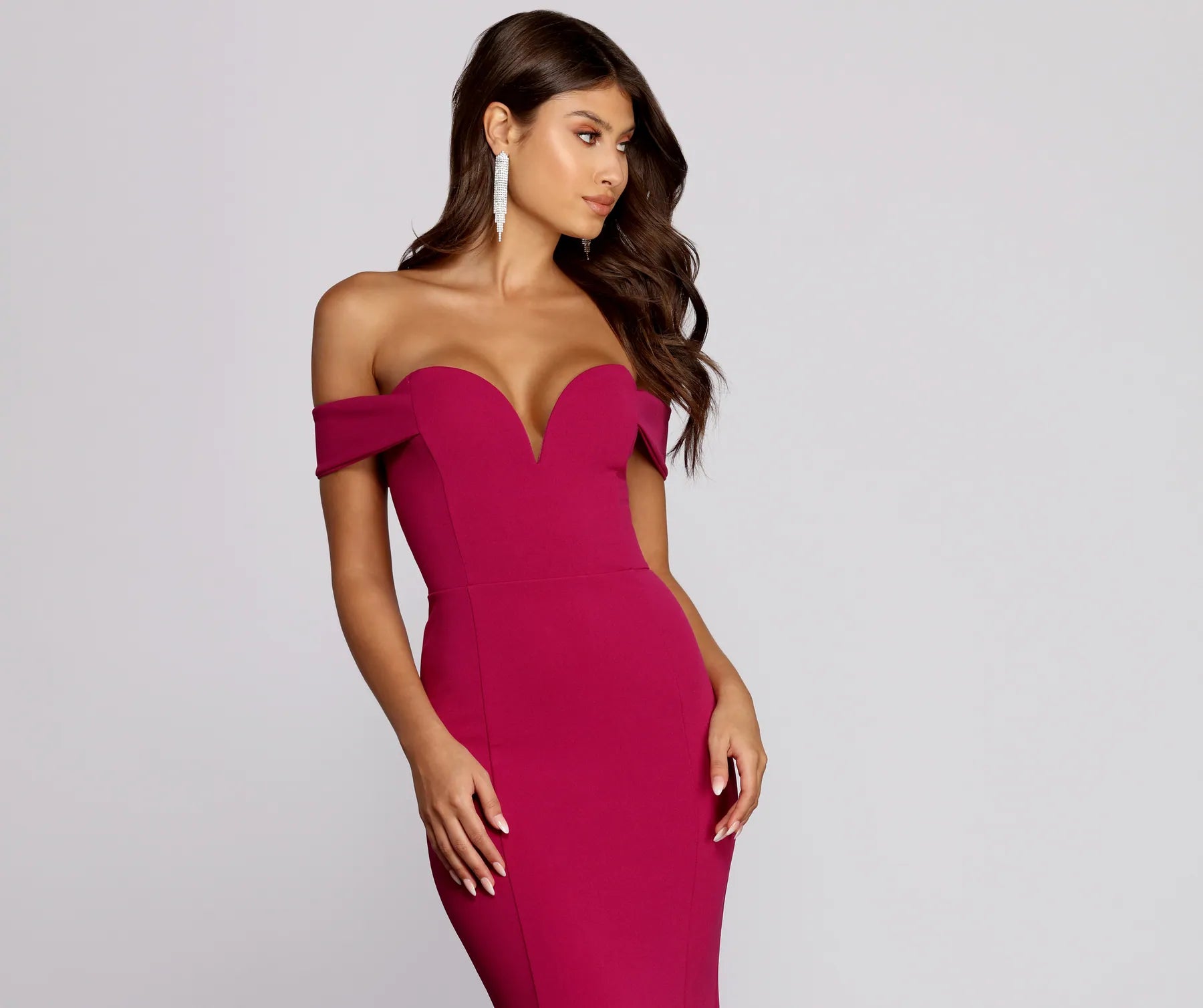 Emerson Formal Lattice Mermaid Dress