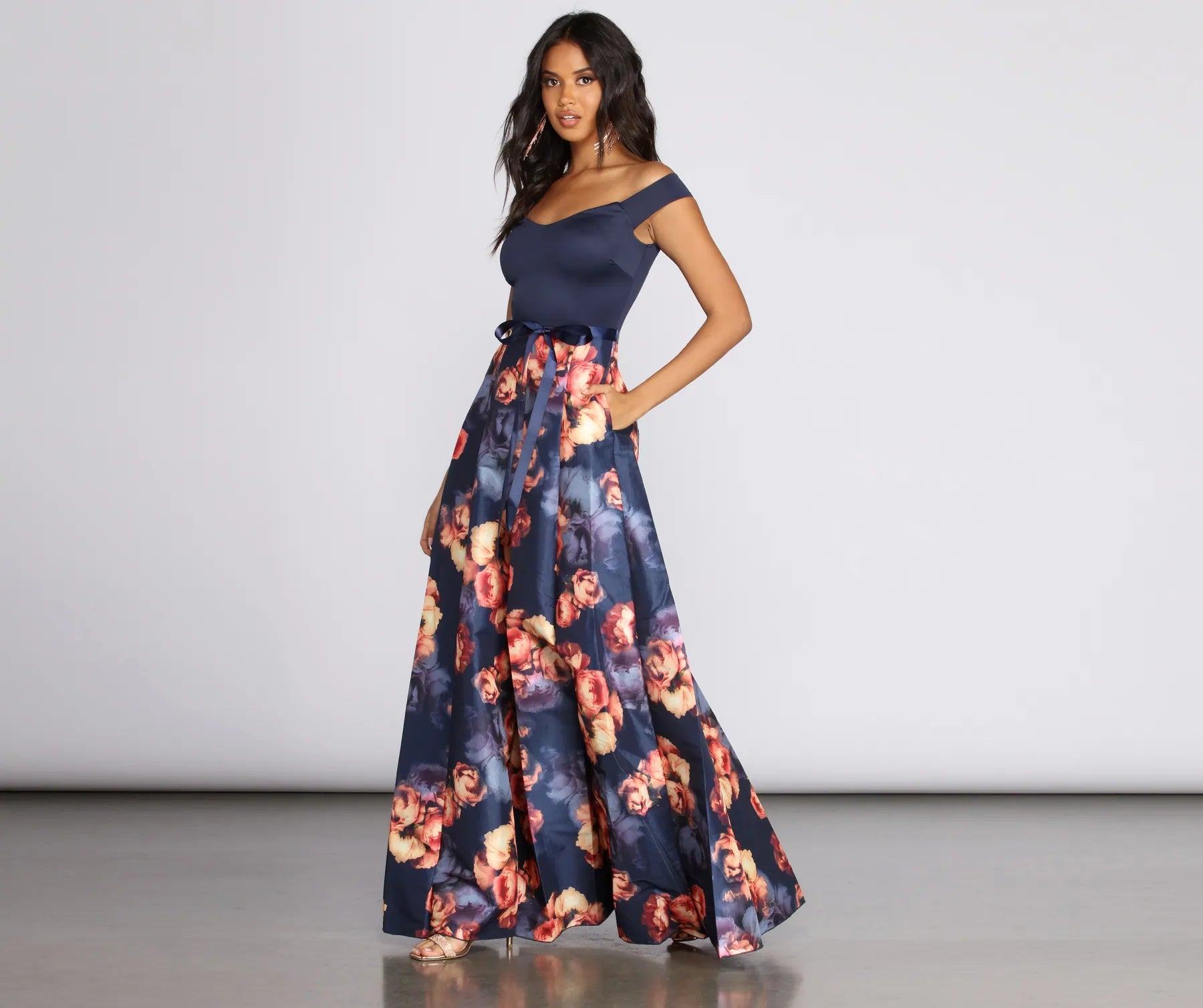 Tatianna Floral Gown