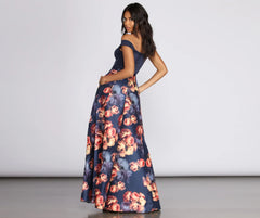 Tatianna Floral Gown