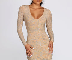 Jazzy Formal Heat Stone Dress