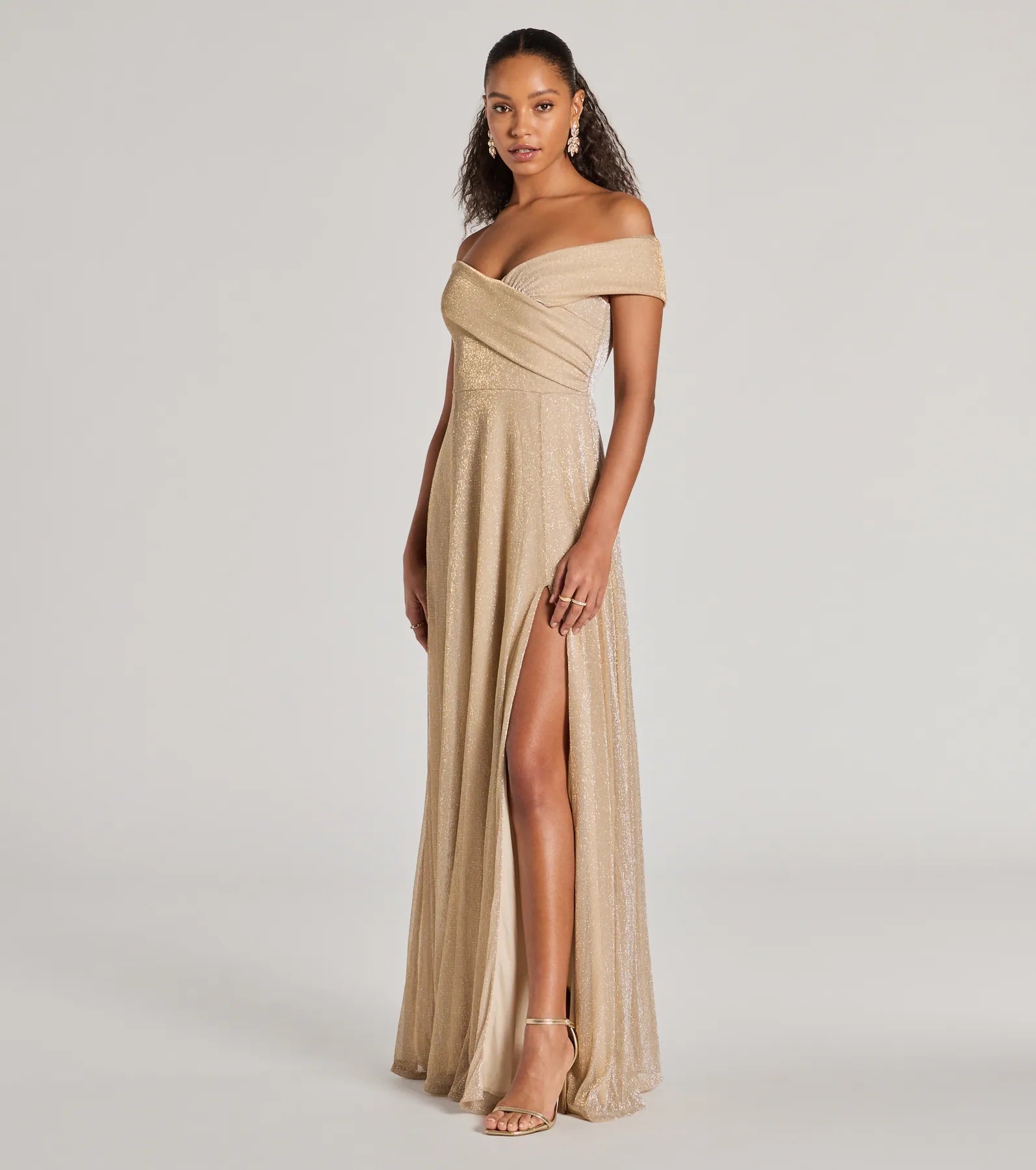 Rosella Lace Scallop Rhinestone Ribbon Belt Mermaid Dress