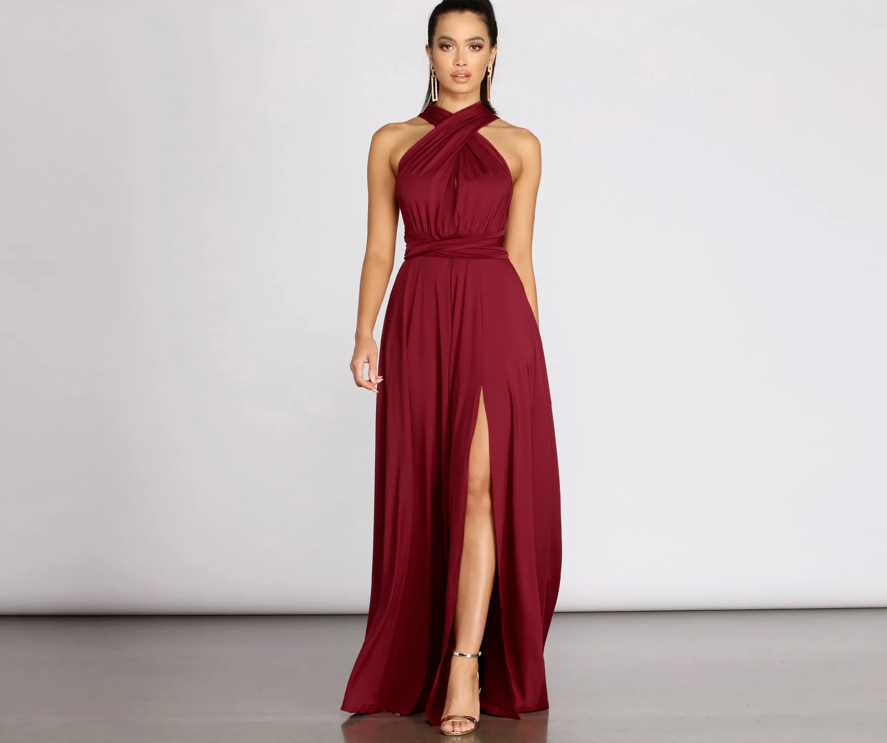 Harley Convertible Ties A-Line Dress