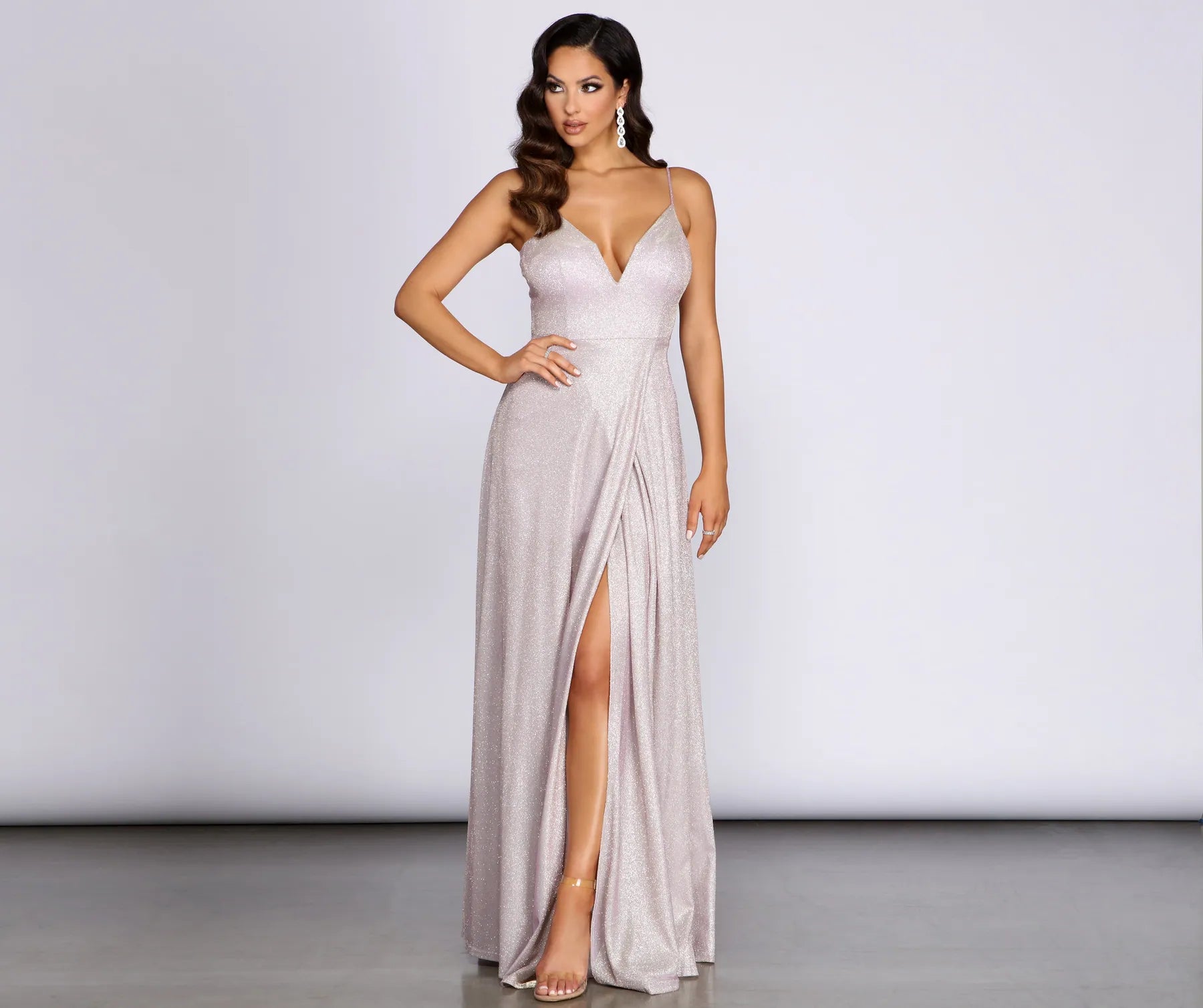 Emelie Glitter Shine A-Line Dress